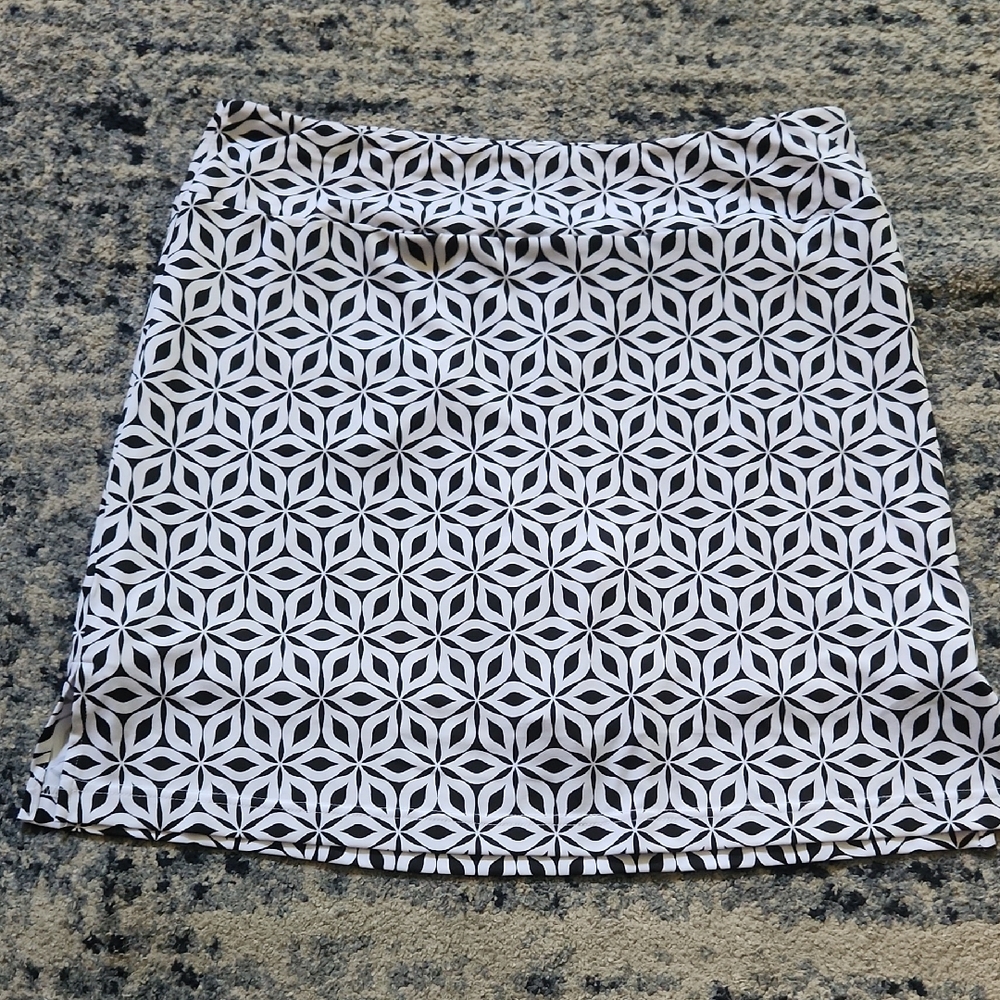 Golftini SZ XL Black/White Skirt